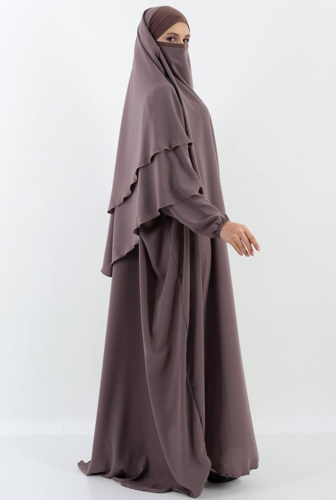 Abaya Aida mit Double-Khimar