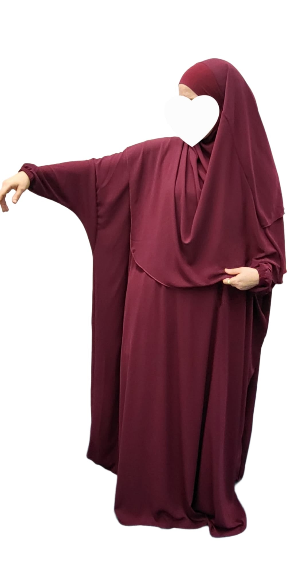 Abaya Aida mit Double-Khimar