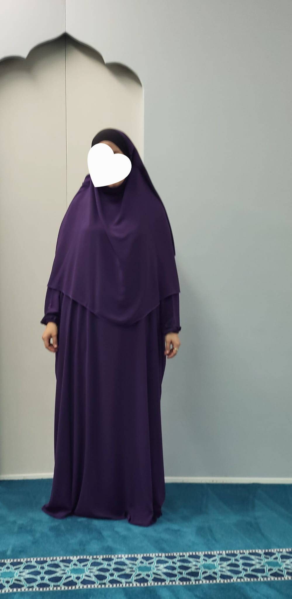 Abaya Aida mit Double-Khimar