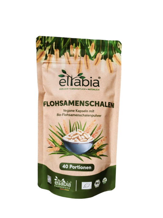 Bio Flohsamenschalen Kapseln- vegan