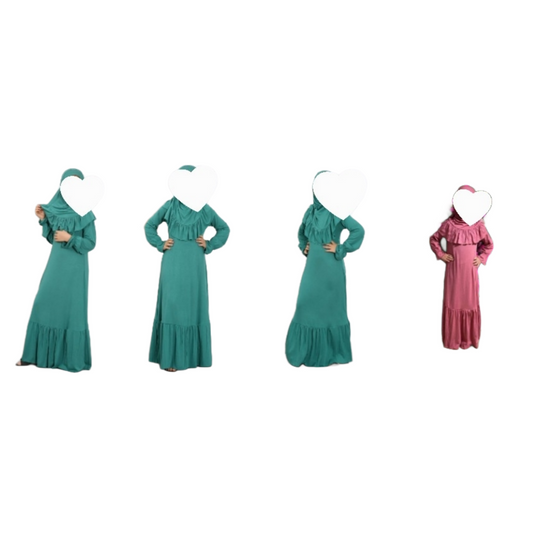 Abaya mit Hijab Selima Kids