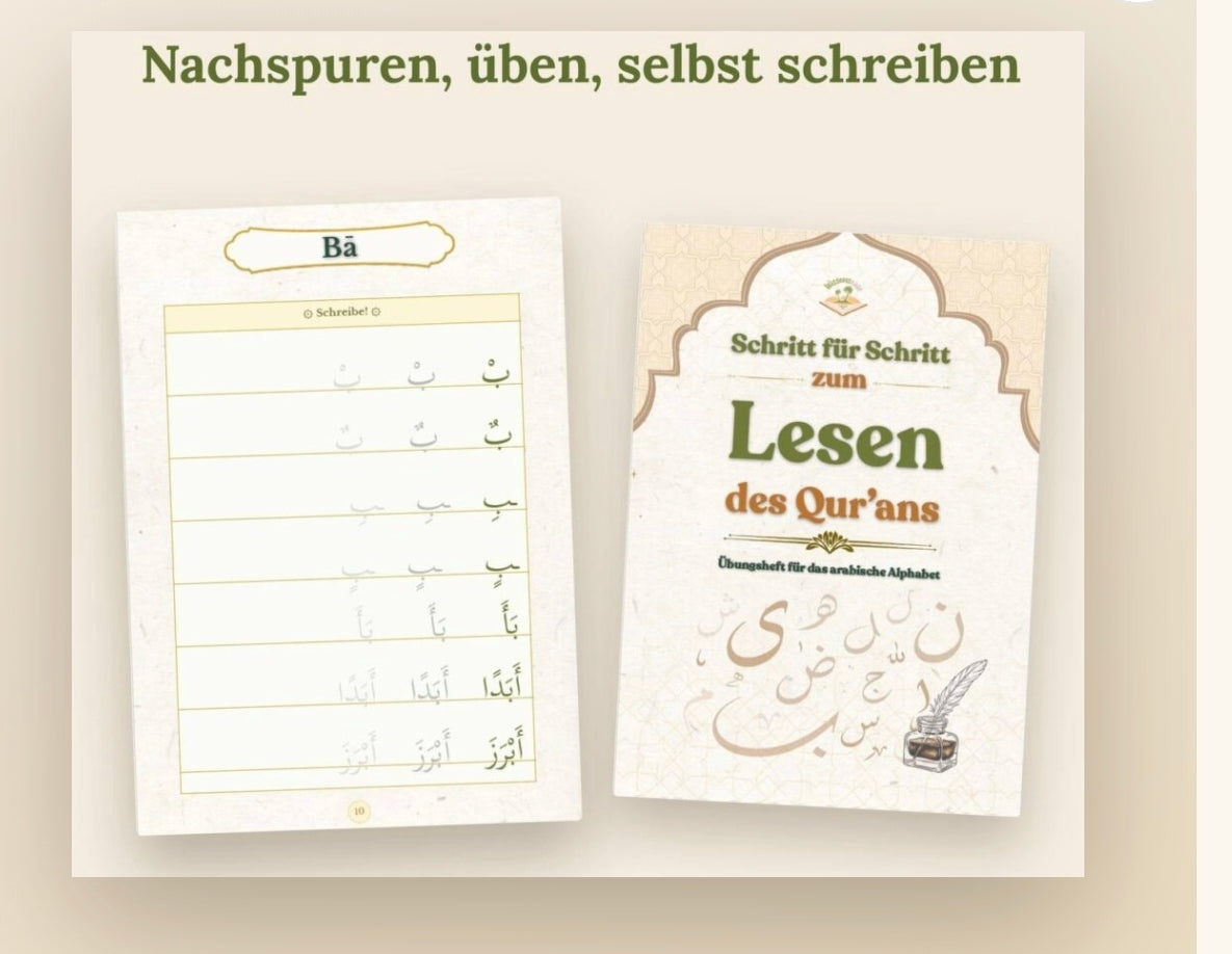 Schritt für Schritt zum Lesen des Qur'an's