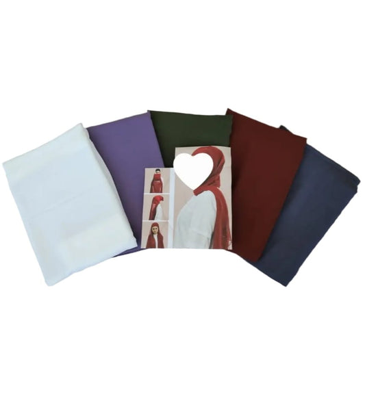 Chiffonschal mit Bonnet