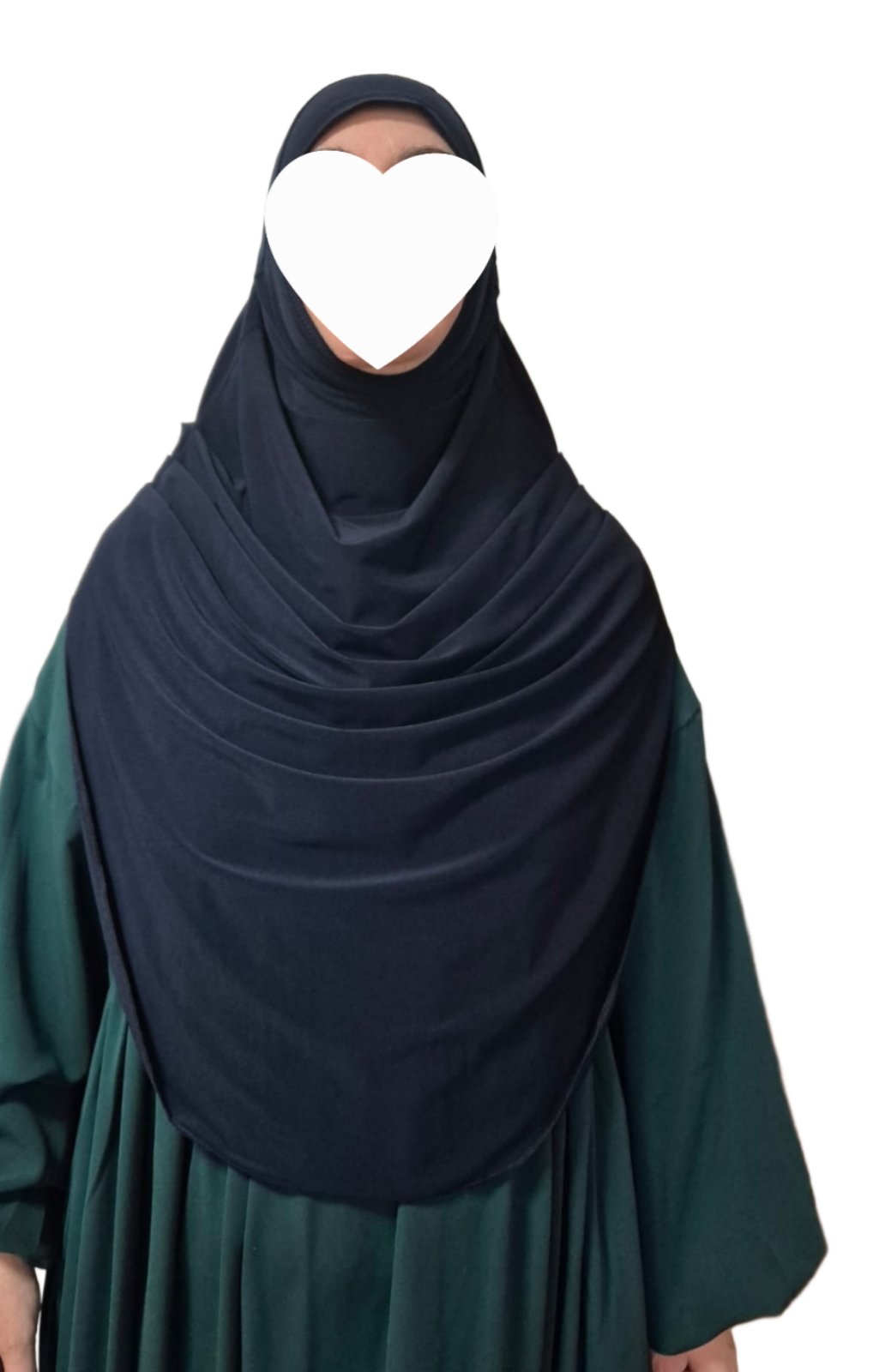 Khimar Jersey Praktik abgerundet